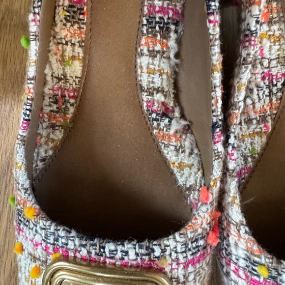 [Tory Burch] Multi Color Georgia Tweed Pump w/Block Heel Sz:8M - Picture 6 of 15